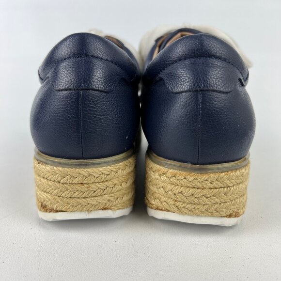 Halogen Atlantic Pacific Womens Theodora Blue Platform Sneaker Espadrille size 6 - Picture 4 of 16